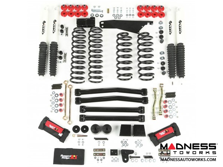 Jeep Wrangler JK Suspension Lift Kit - 4" - Shocks